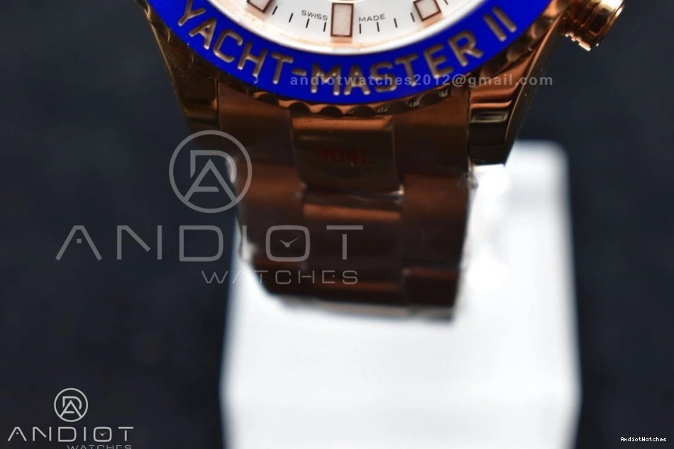 1223 Bracelet GMF A RG Best Blue 116685 1:1 Ceramic II Edition on TopPick YachtMaster RG 1221